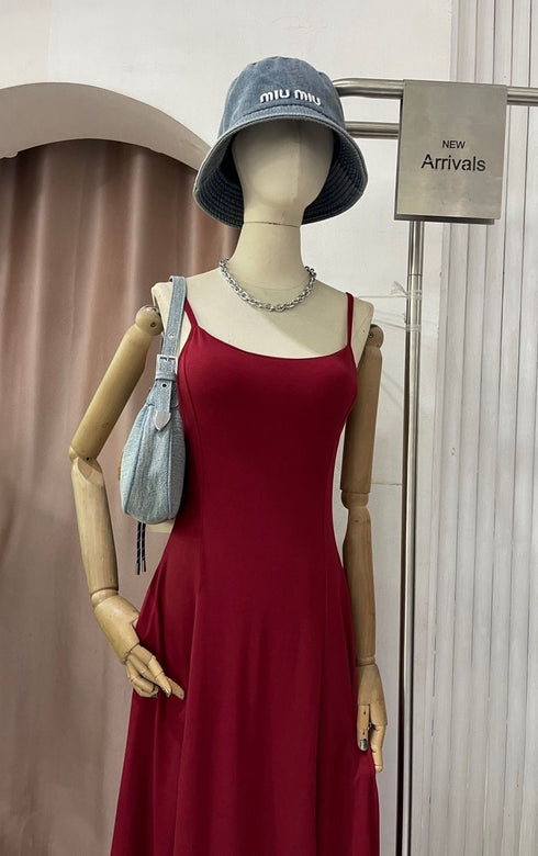 MATINEE Padded Flare Maxi Cami Dresses